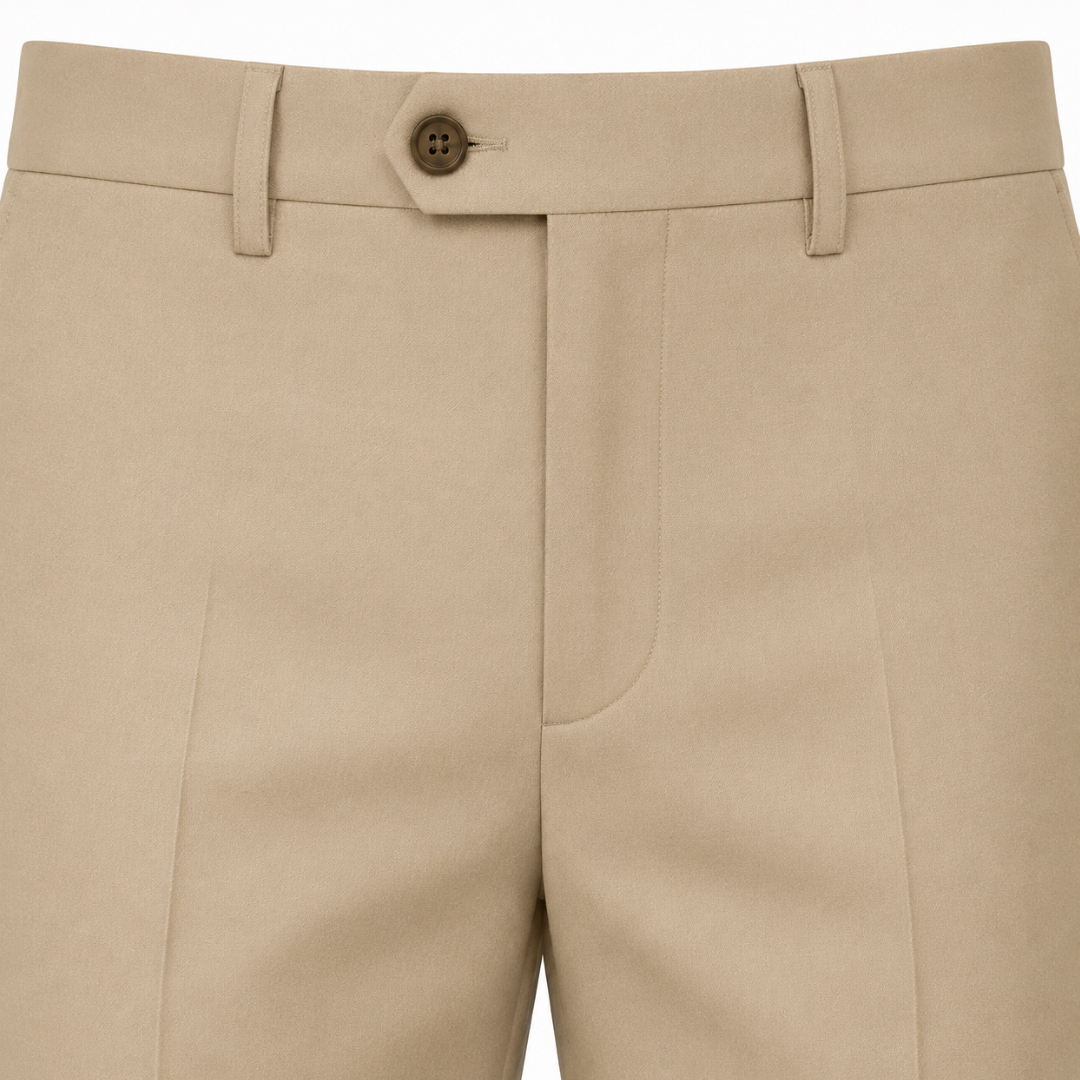 Tailored Beige Trousers | Jeanni Kabhon