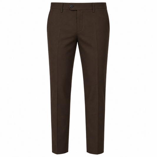 Tailored Brown Trousers | Jeanni Kabhon