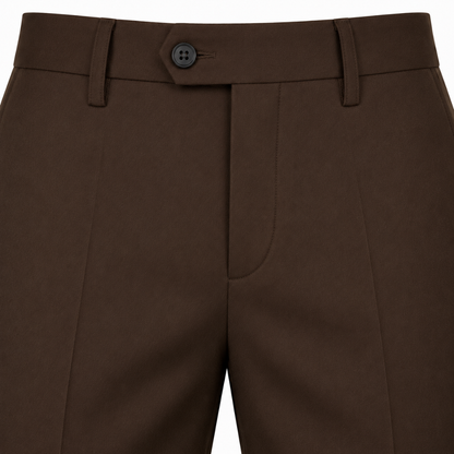Tailored Brown Trousers | Jeanni Kabhon