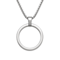 Stainless Steel Circle Pendant Necklace | Jeanni Kabhon